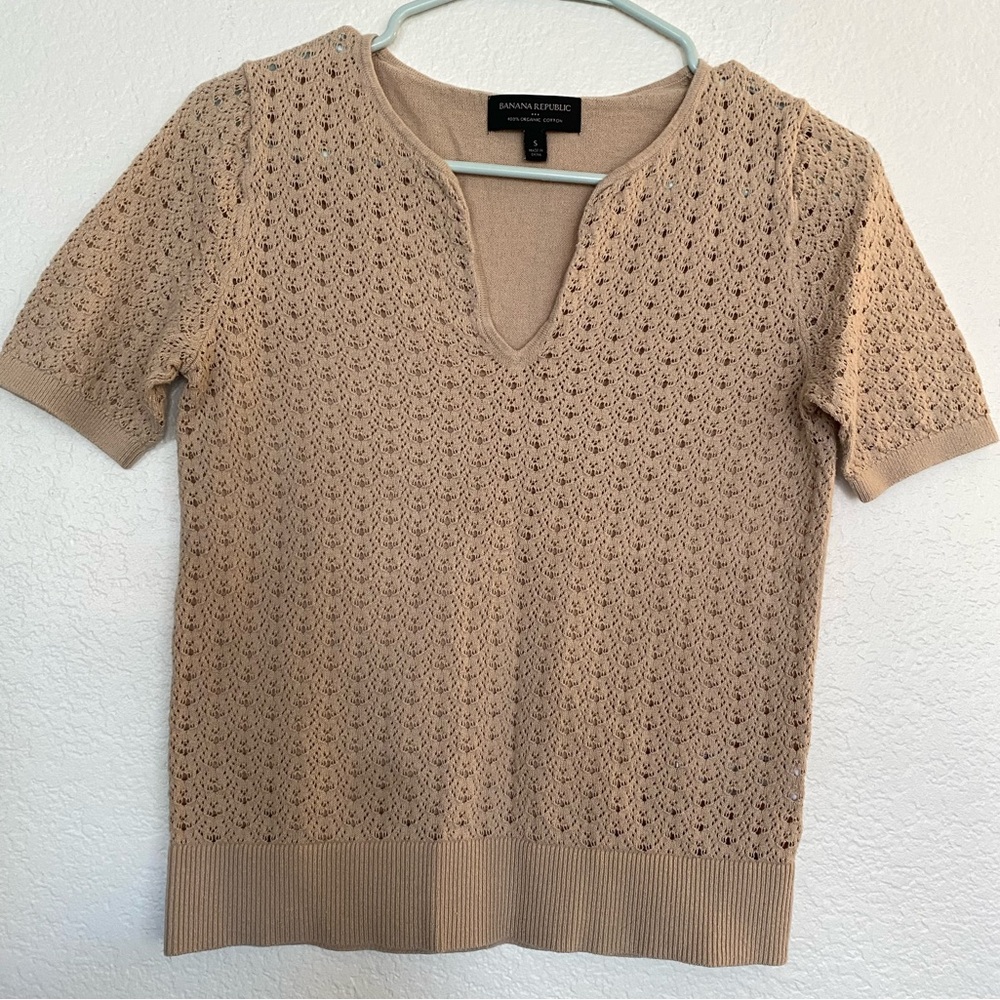 Organic Cotton Knit Top